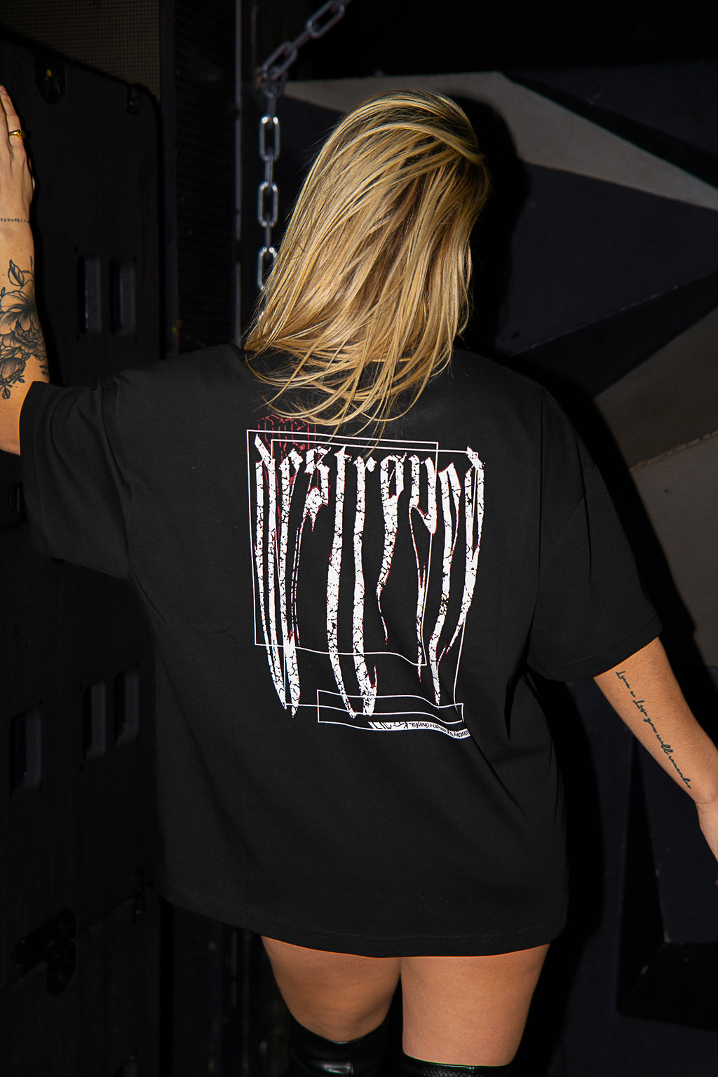 destrøyed Molten Logo Tee Black