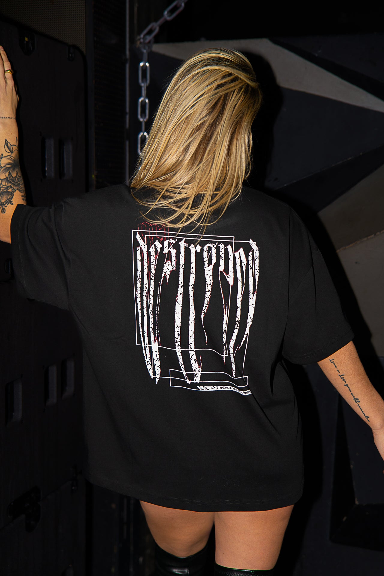 destrøyed Molten Logo Tee Black